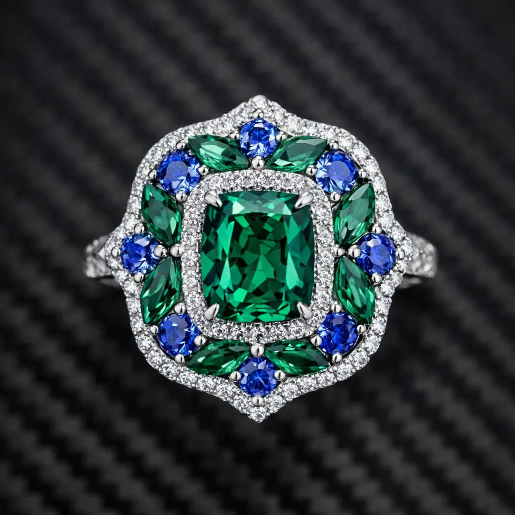 Palmiera Blu Cocktail Ring