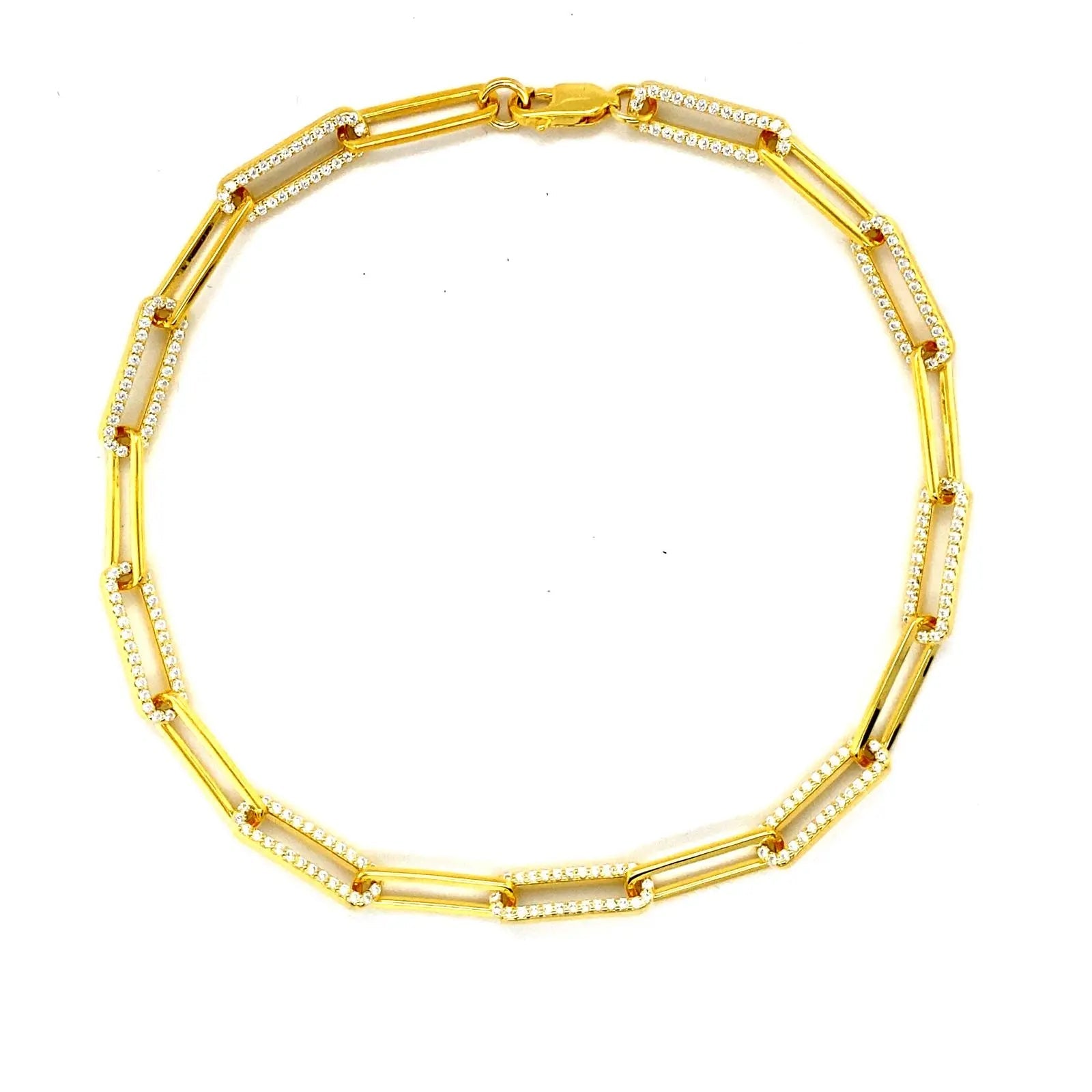 Paloma Paper Clip Anklet