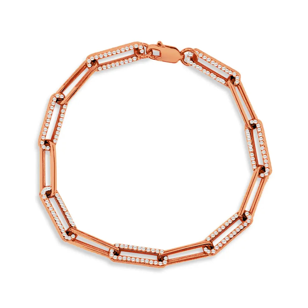Paloma Paper Clip Bracelet