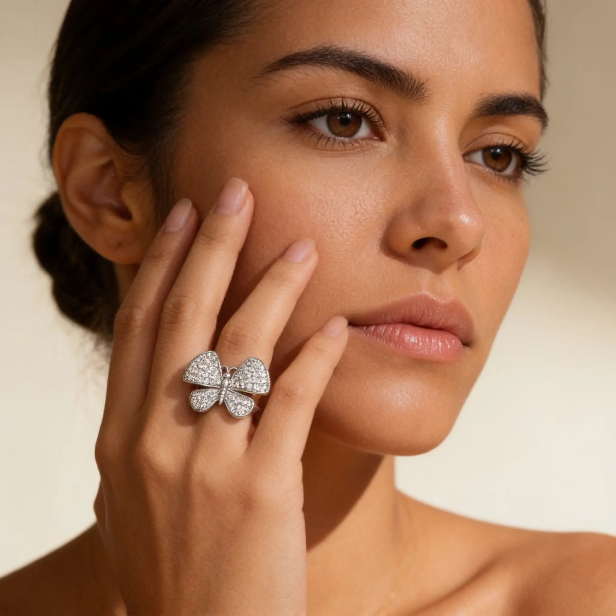 Papillon Pavé Ring
