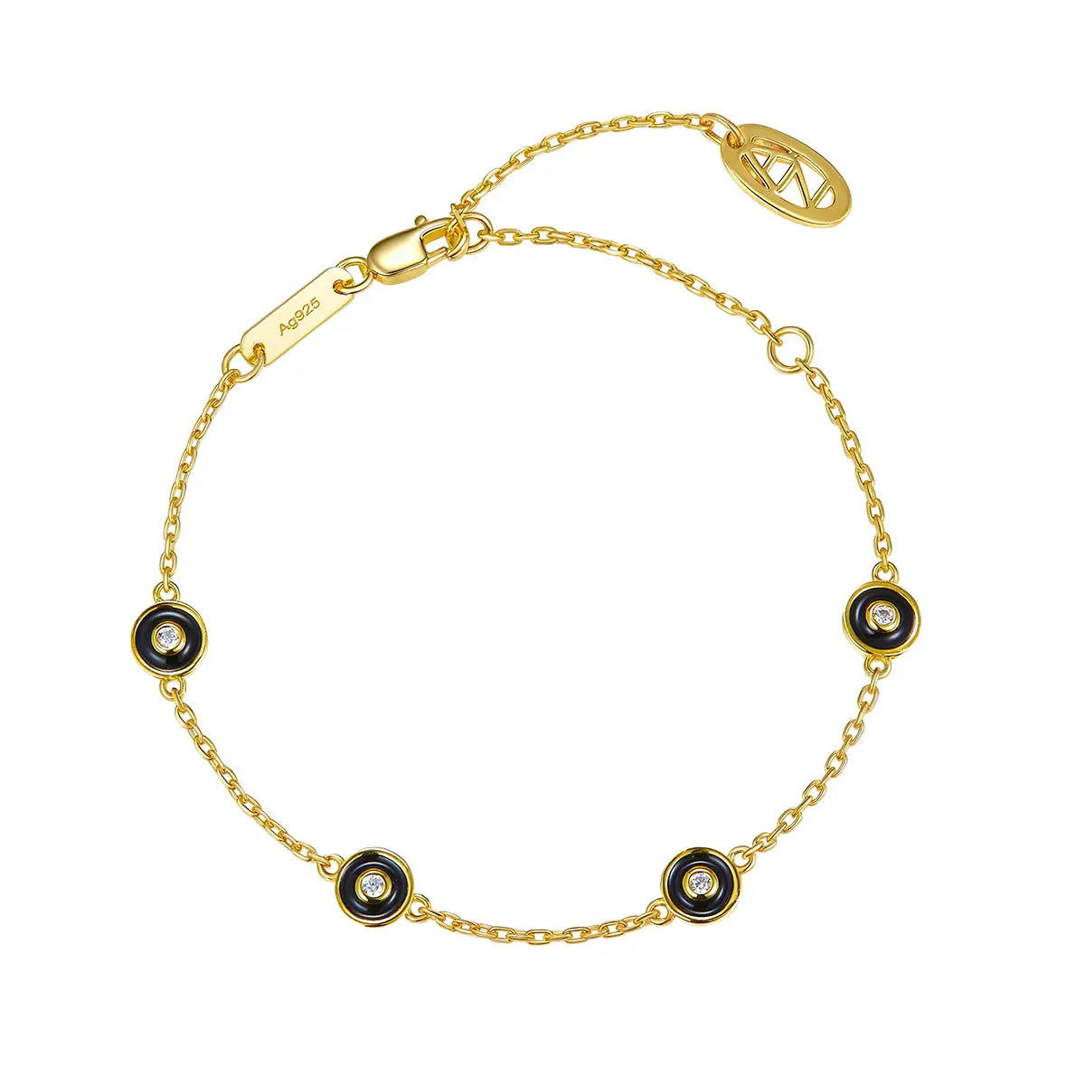 Petit Bubble Bracelet in Black