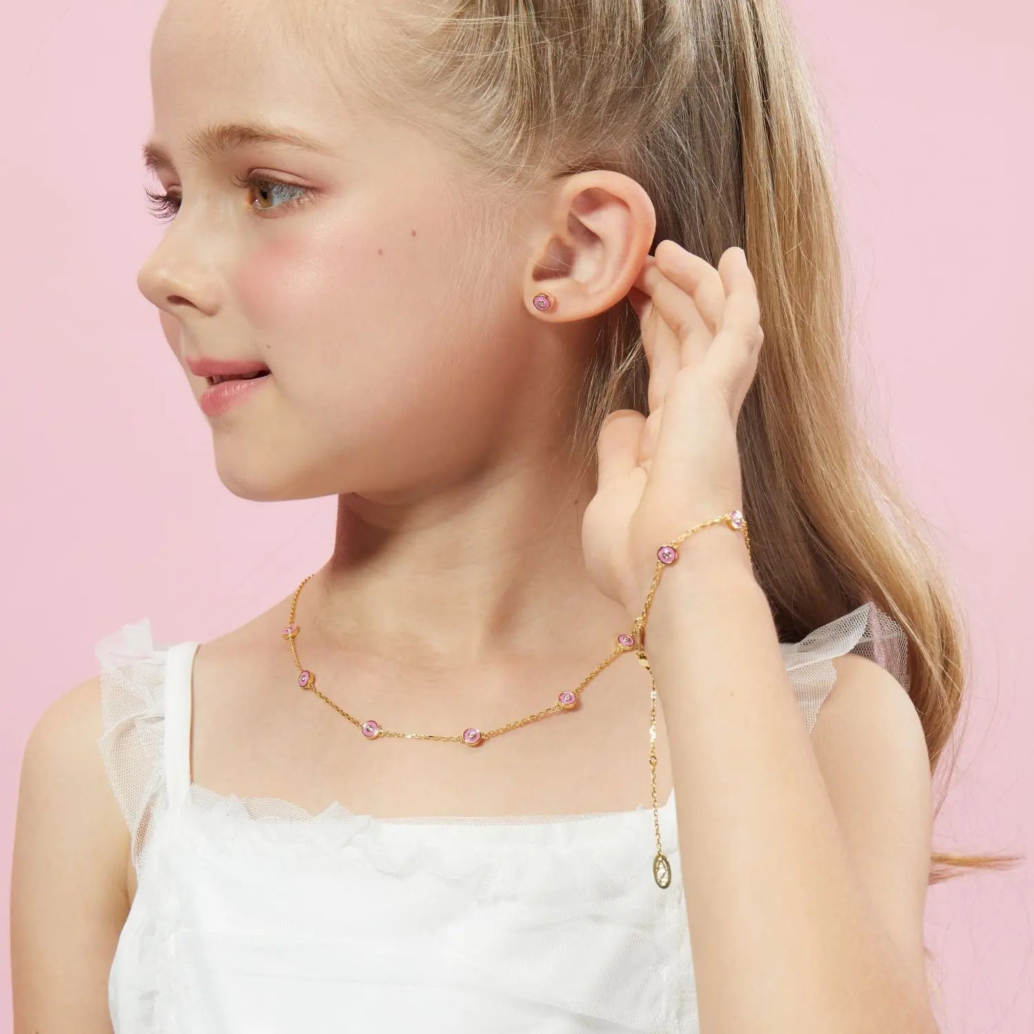 Petit Bubble Bracelet in Rose