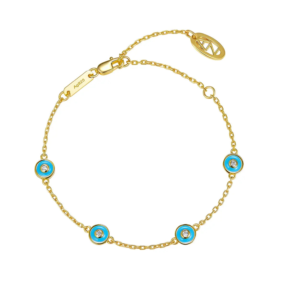 Petit Bubble Bracelet in Sky Blue