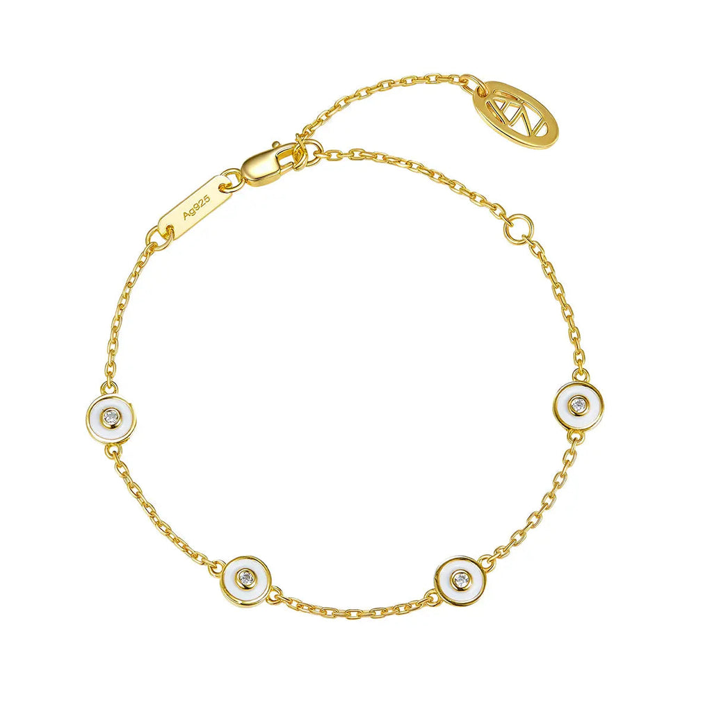 Petit Bubble Bracelet in White