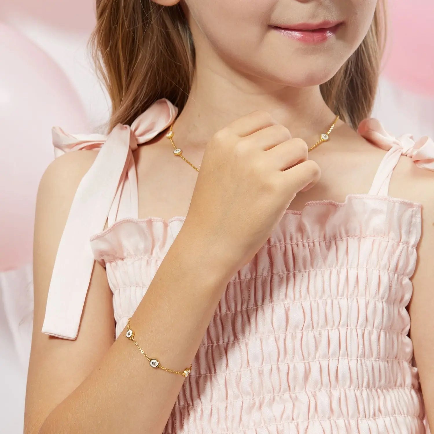 Petit Bubble Bracelet in White