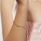 Petit Bubble Bracelet in White