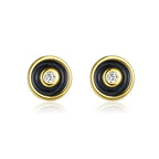 Petit Bubble Earrings in Black