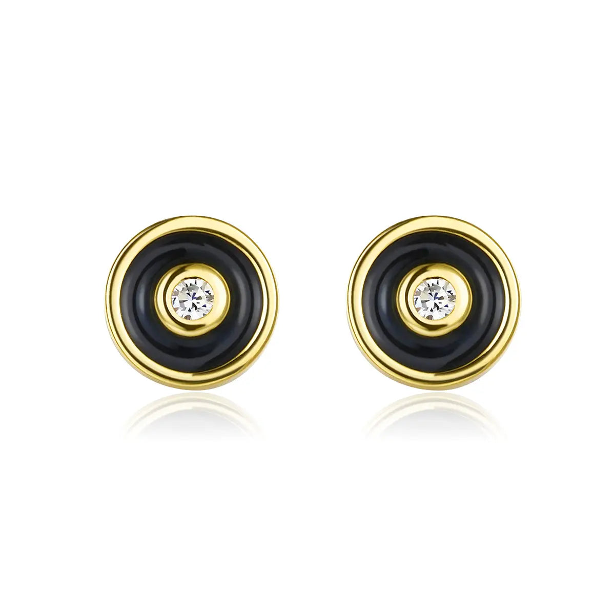 Petit Bubble Earrings in Black