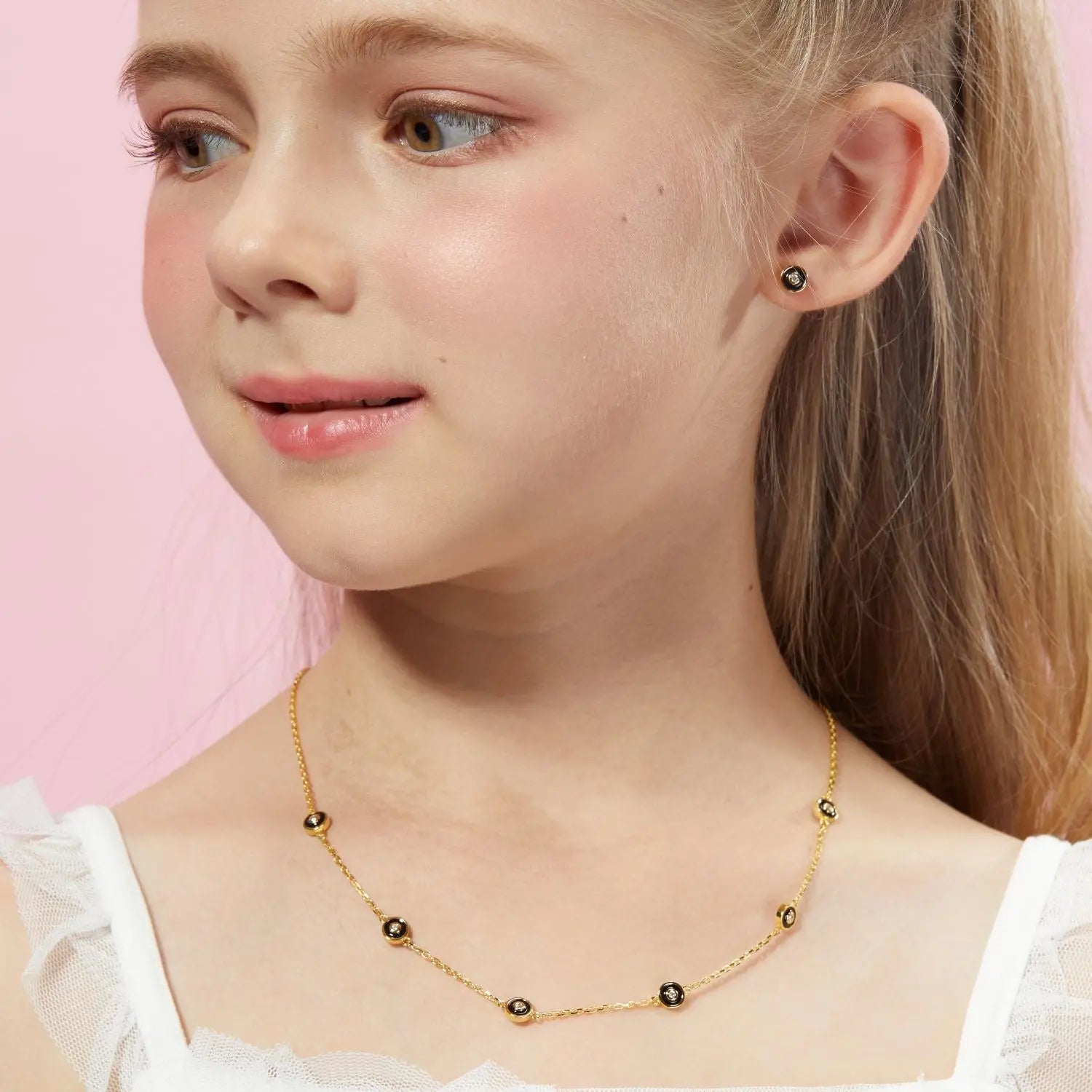 Petit Bubble Earrings in Black