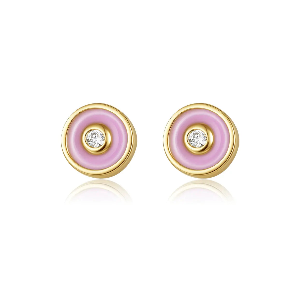 Petit Bubble Earrings in Pink