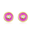 Petit Bubble Earrings in Rose
