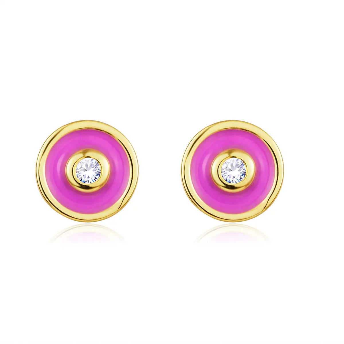 Petit Bubble Earrings in Rose
