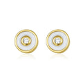 Petit Bubble Earrings in White