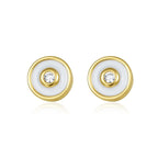 Petit Bubble Earrings in White