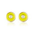 Petit Bubble Earrings in Yellow