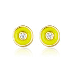 Petit Bubble Earrings in Yellow