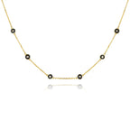 Petit Bubble Necklace in Black