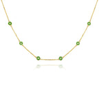 Petit Bubble Necklace in Green