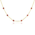 Petit Bubble Necklace in Red
