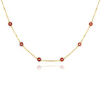 Petit Bubble Necklace in Red