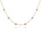 Petit Bubble Necklace in Rose