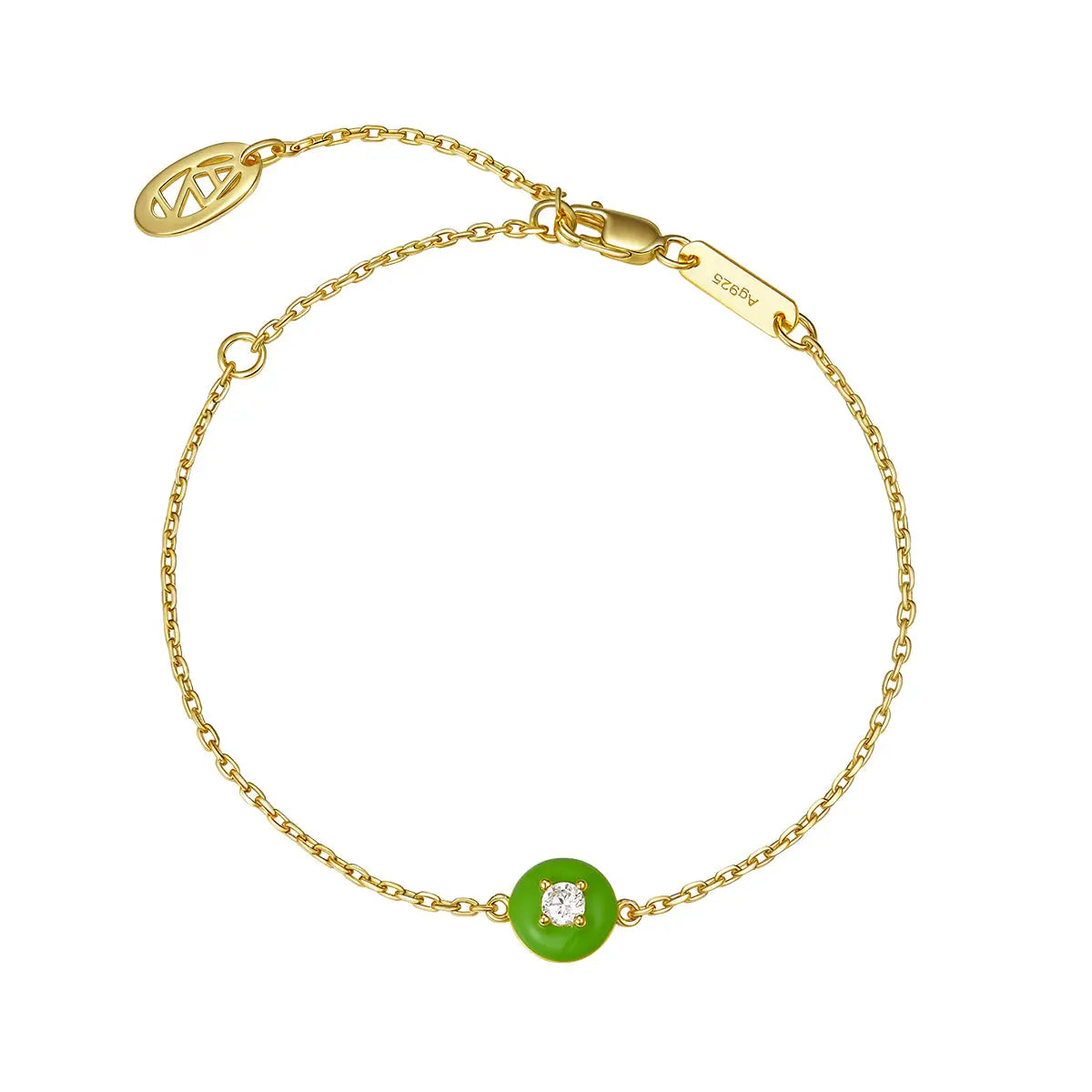 Petit Cupcake Bracelet in Green