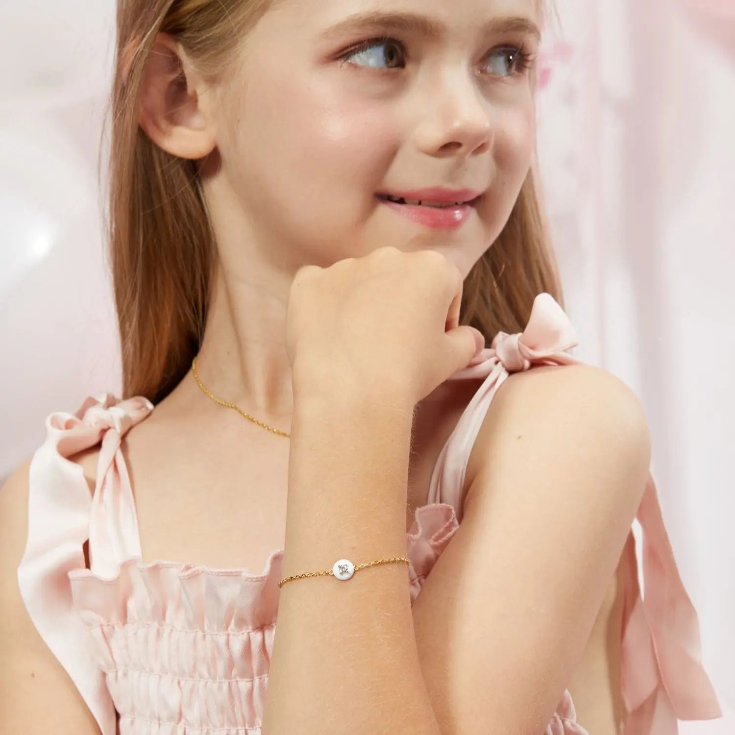 Petit Cupcake Bracelet in White