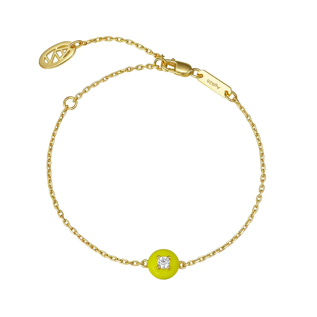 Petit Cupcake Bracelet in Yellow
