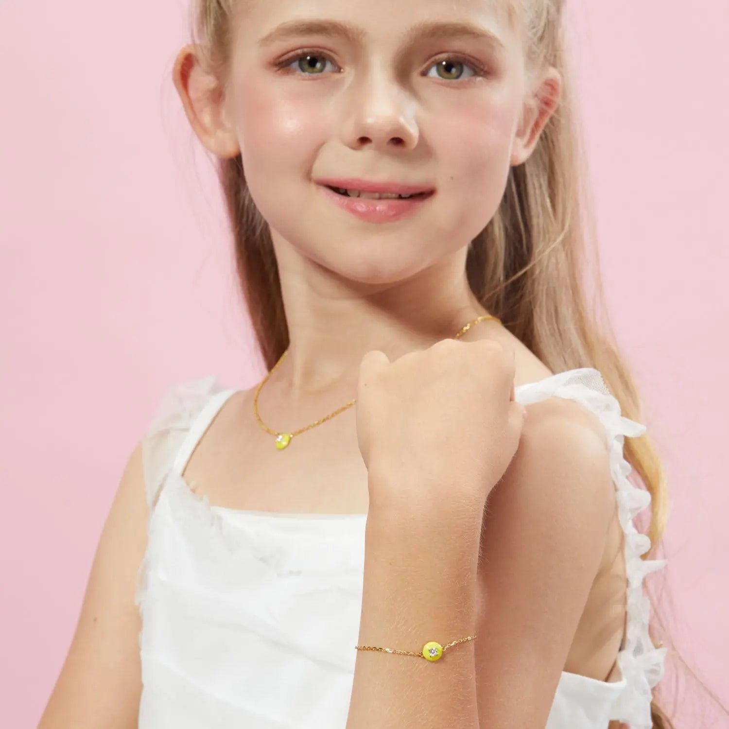 Petit Cupcake Bracelet in Yellow