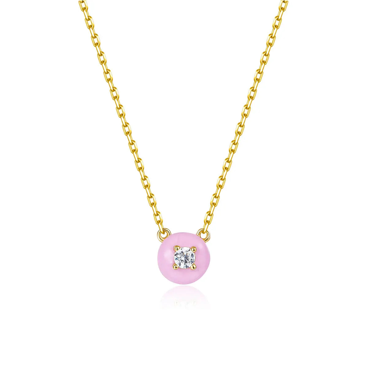 Petit Cupcake Necklace in Pink