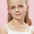 Petit Cupcake Necklace in Yellow