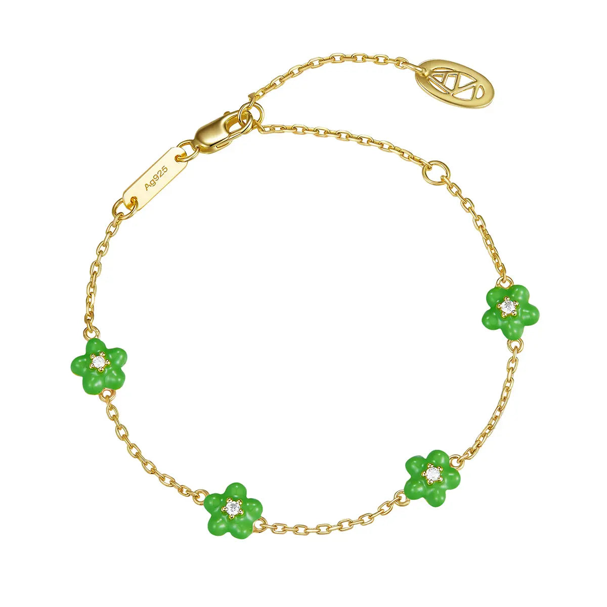 Petit Daisy Green Bracelet