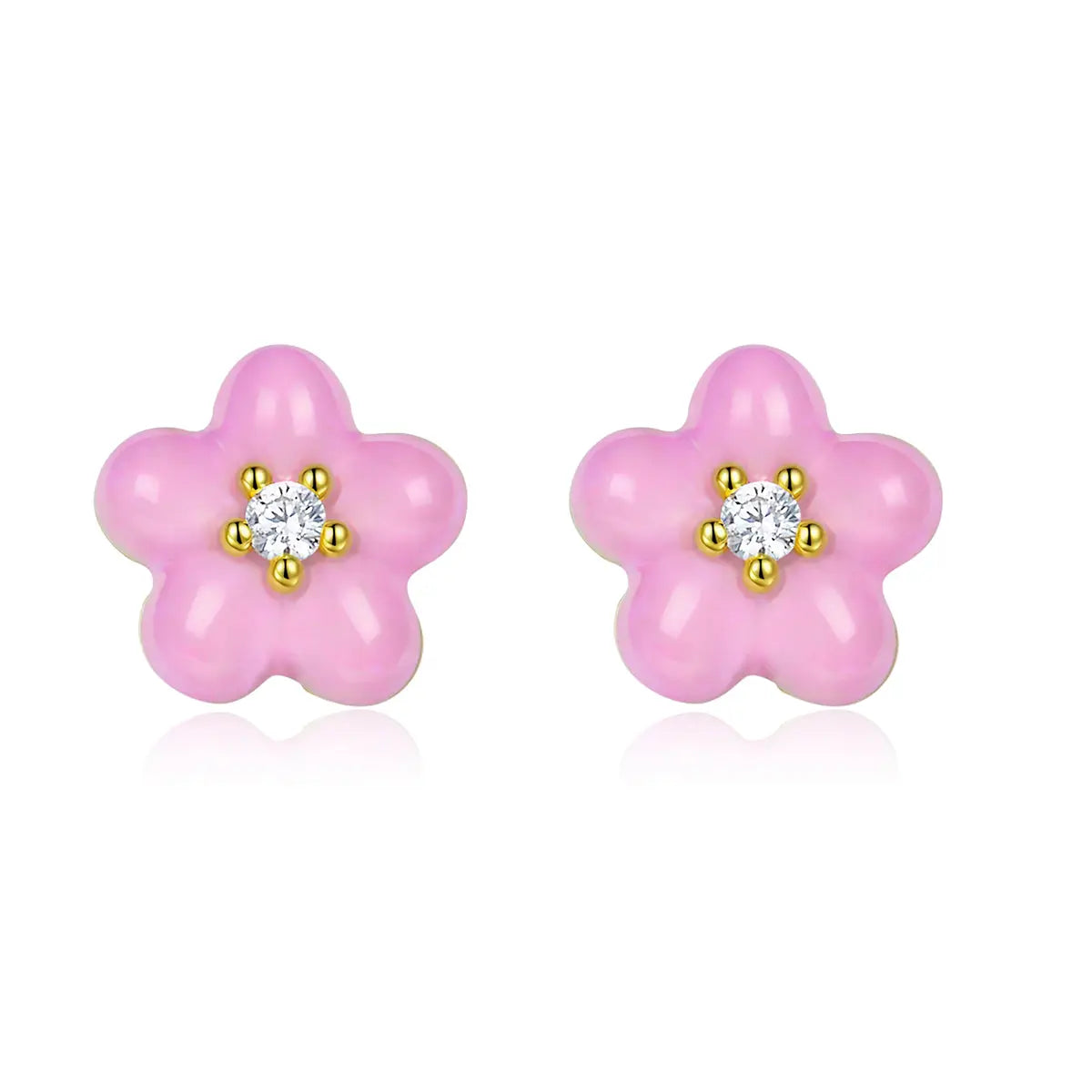 Petit Daisy Pink Earrings
