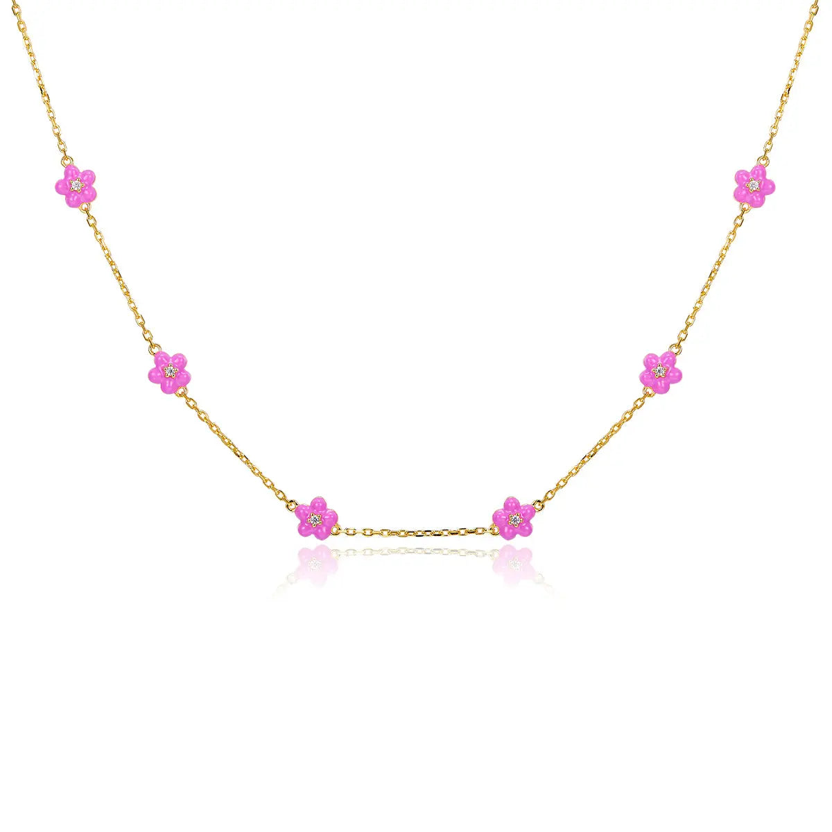 Petit Daisy Rose Necklace