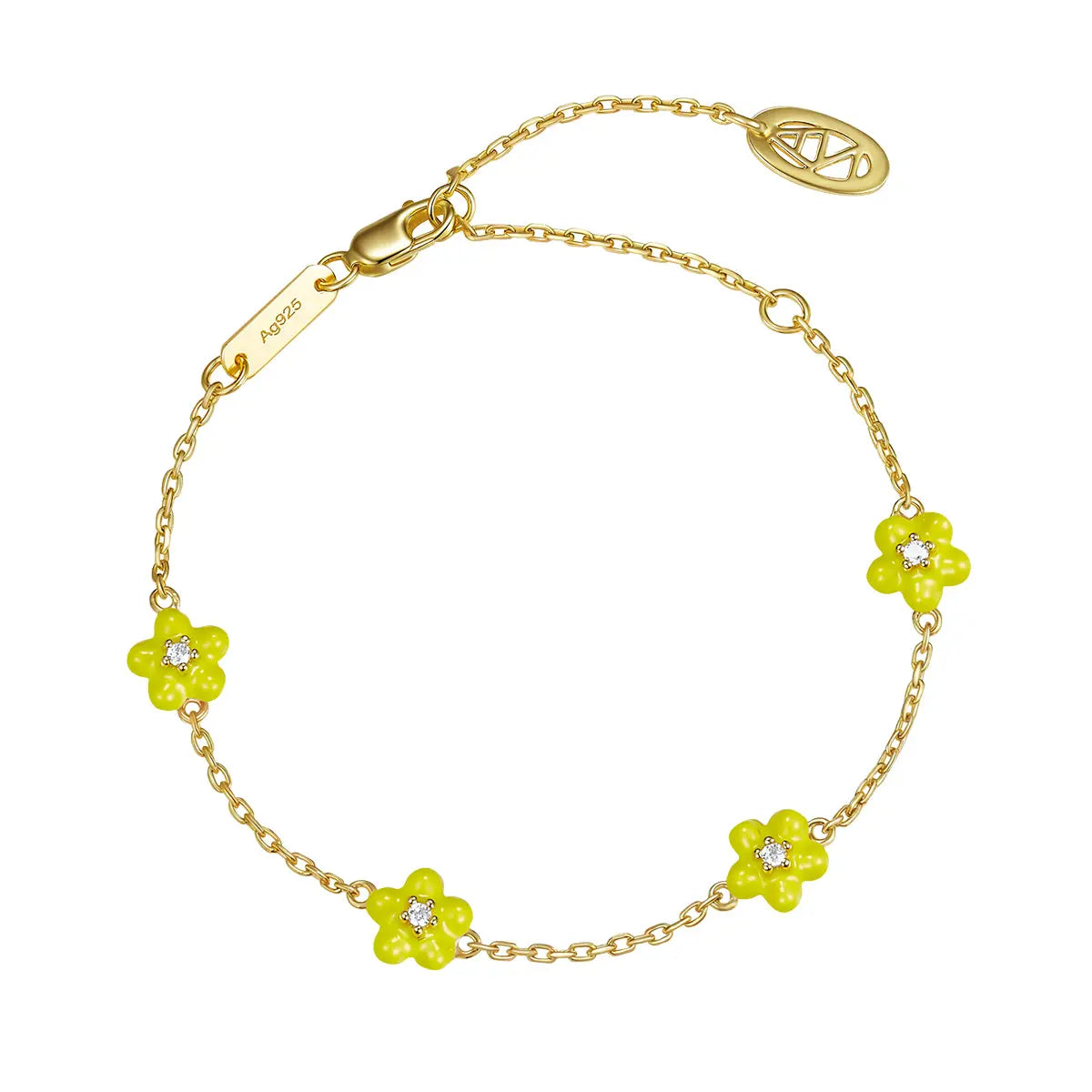 Petit Daisy Yellow Bracelet