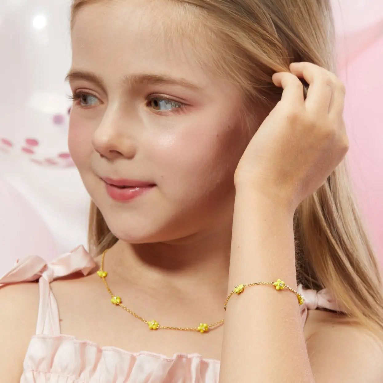 Petit Daisy Yellow Bracelet