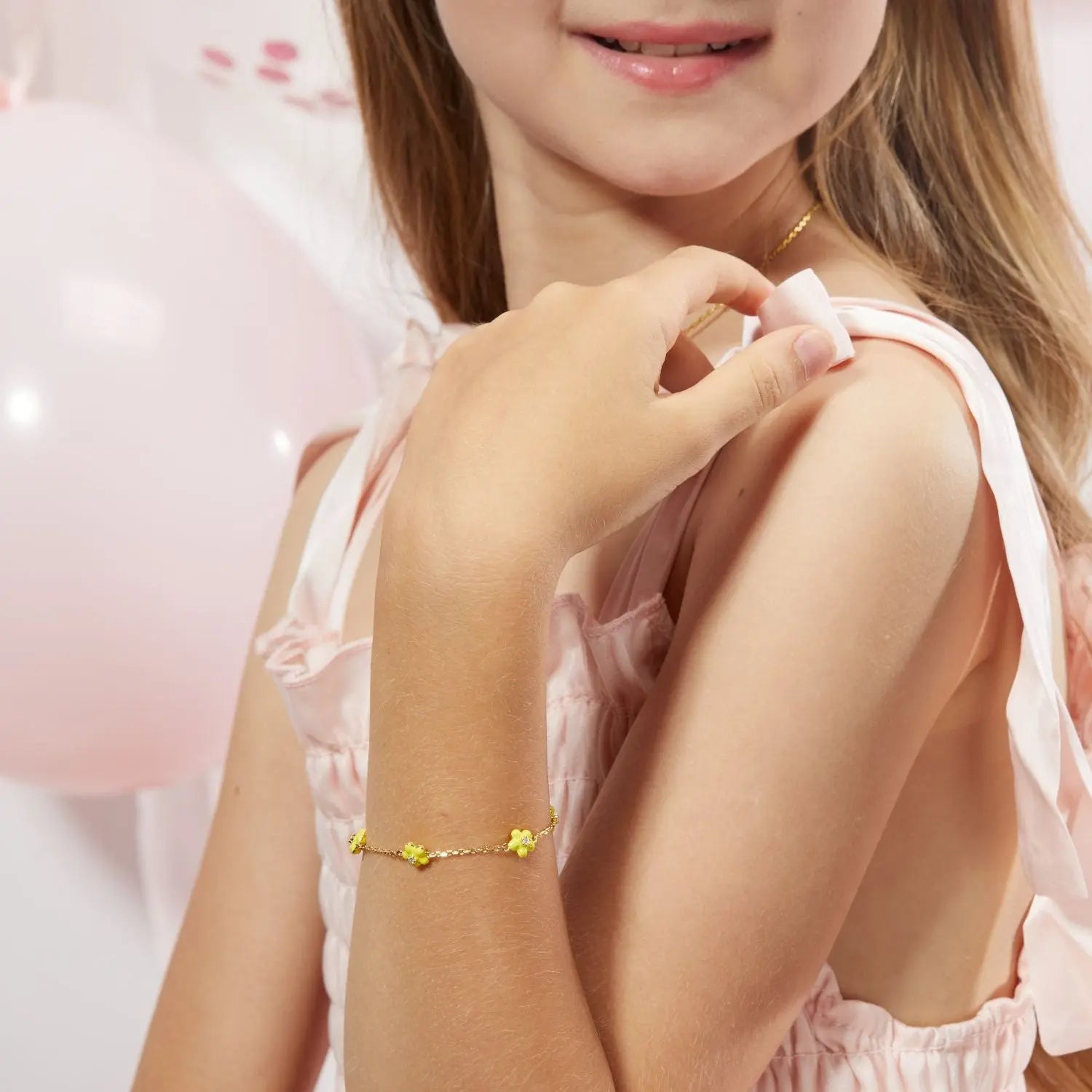 Petit Daisy Yellow Bracelet