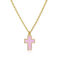 Petit Faith Necklace in Pink