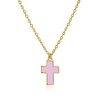 Petit Faith Necklace in Pink