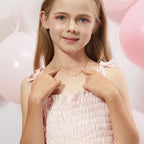 Petit Faith Necklace in Pink