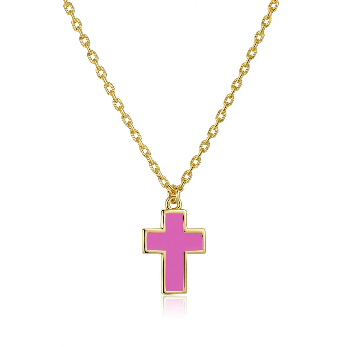 Petit Faith Necklace in Rose