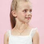 Petit Faith Necklace in Sky Blue
