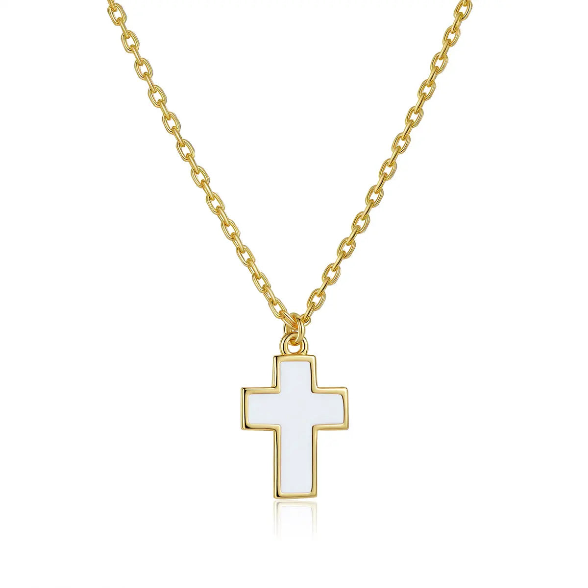 Petit Faith Necklace in White