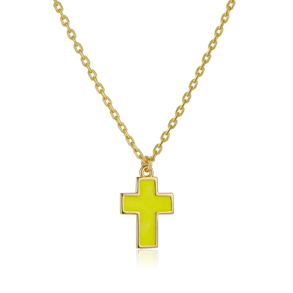 Petit Faith Necklace in Yellow