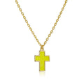 Petit Faith Necklace in Yellow
