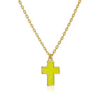 Petit Faith Necklace in Yellow