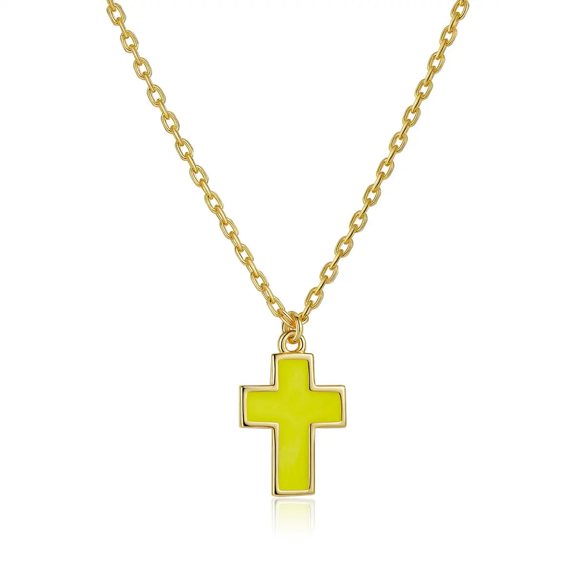 Petit Faith Necklace in Yellow