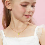 Petit Faith Necklace in Yellow