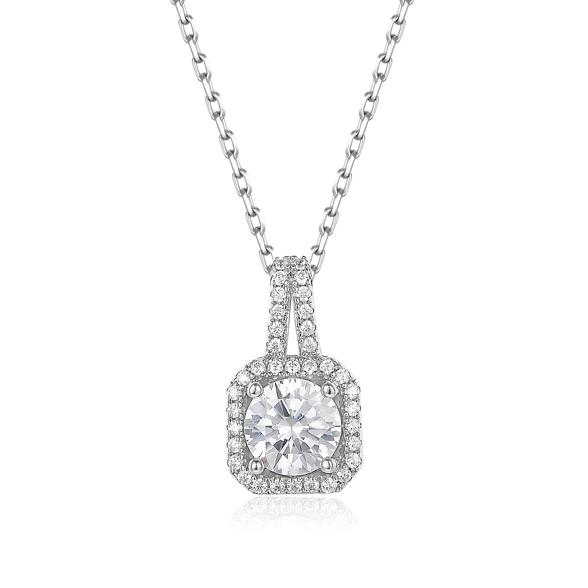 Petit Halo Cushion Necklace