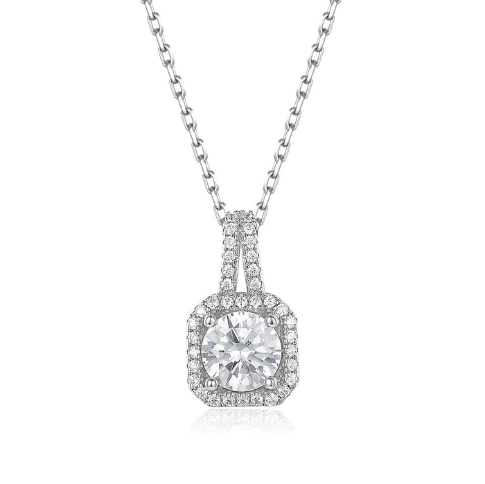 Petit Halo Cushion Necklace